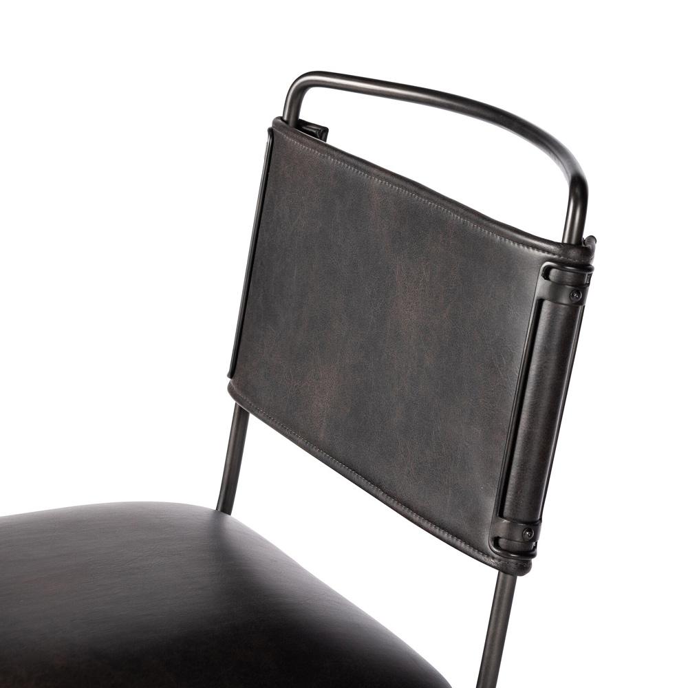 Four Hands - Irondale - Wharton Desk Chair - Distressed Black - 234860-004 veiw 5