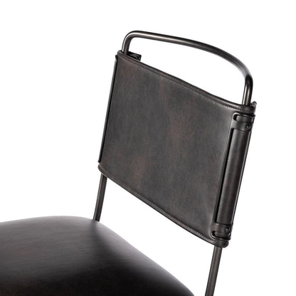 Four Hands - Irondale - Wharton Desk Chair - Distressed Black - 234860-004 veiw 5