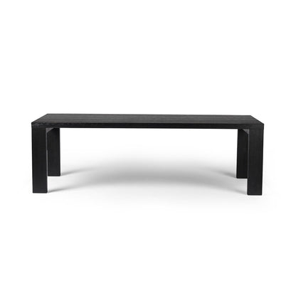 Four Hands - Irondale - Millie Dining Table - Drifted Matte Black - 233015-001 veiw 2