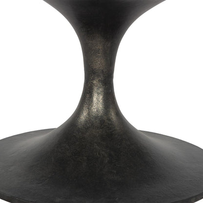 Four Hands - Marlow - Simone Round Coffee Table - Raw Black - 228085-006 veiw 3