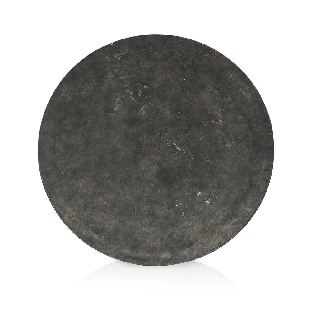 Four Hands - Marlow - Simone Round Coffee Table - Raw Black - 228085-006 veiw 5