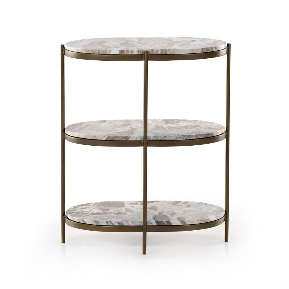 Four Hands - Marlow - Felix Oval Nightstand - Canyon - 106574-006 veiw 2