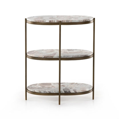 Four Hands - Marlow - Felix Oval Nightstand - Canyon - 106574-006 veiw 2