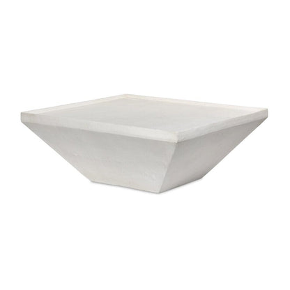 Four Hands - Marlow - Drake Outdoor Coffee Table - Matte White Cast Aluminum - 234219-002 veiw 1
