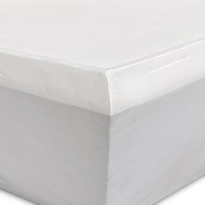 Four Hands - Marlow - Drake Outdoor Coffee Table - Matte White Cast Aluminum - 234219-002 veiw 4