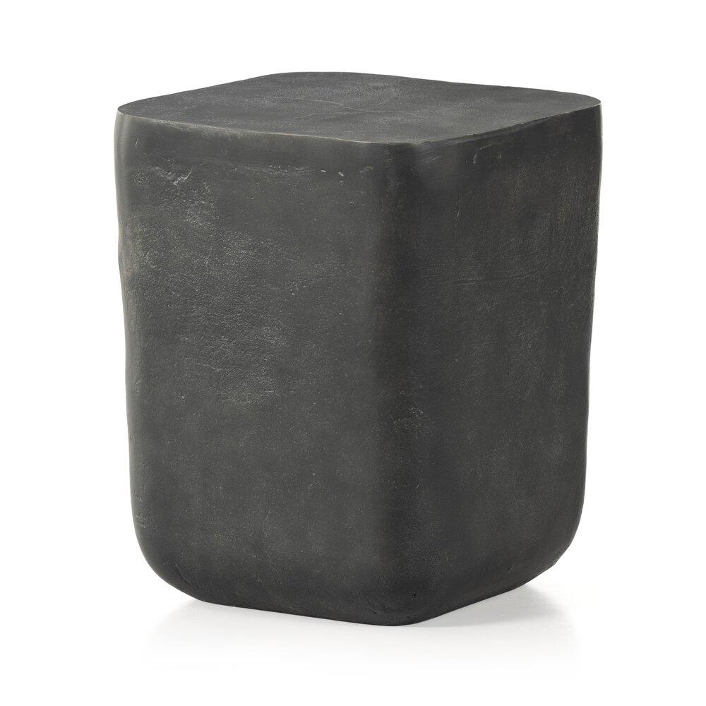 Four Hands - Marlow - Basil Outdoor Square Drink Table - Aged Grey - 230633-001 veiw 1