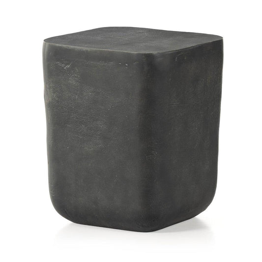Four Hands - Marlow - Basil Outdoor Square Drink Table - Aged Grey - 230633-001 veiw 1