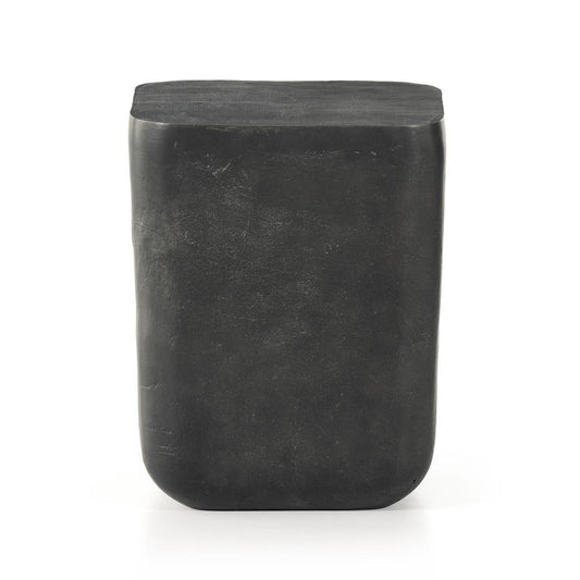 Four Hands - Marlow - Basil Outdoor Square Drink Table - Aged Grey - 230633-001 veiw 2