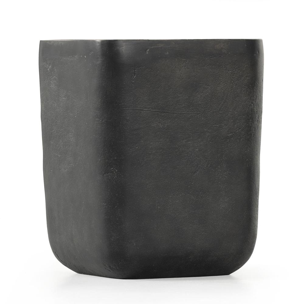 Four Hands - Marlow - Basil Outdoor Square Drink Table - Aged Grey - 230633-001 veiw 4
