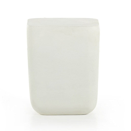 Four Hands - Marlow - Basil Outdoor Square Drink Table - Matte White Cast Aluminum - 230633-003 veiw 2