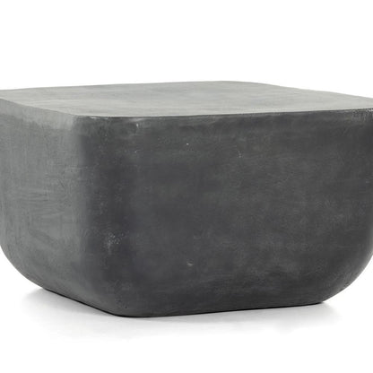 Four Hands - Marlow - Basil Square Outdoor End Table - Aged Grey - 229989-001 veiw 4