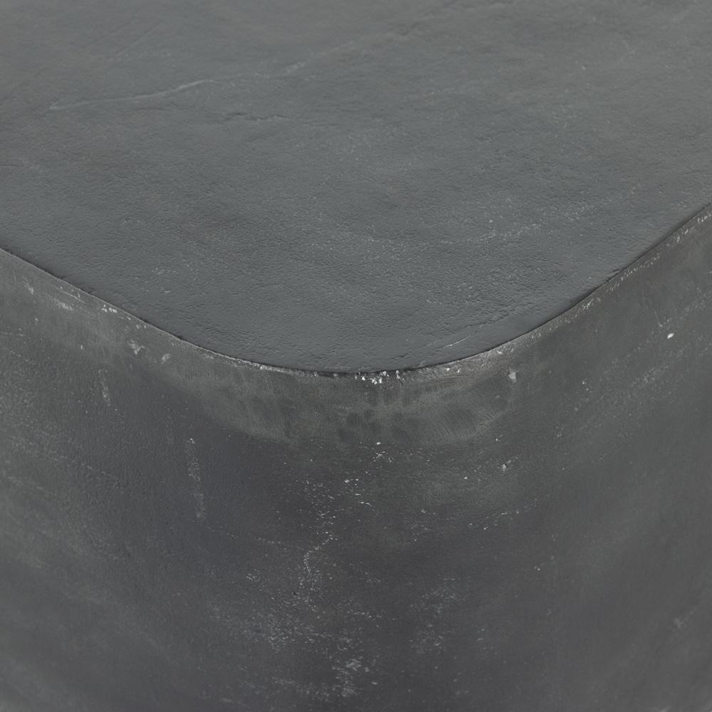 Four Hands - Marlow - Basil Square Outdoor End Table - Aged Grey - 229989-001 veiw 5