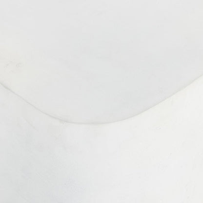 Four Hands - Marlow - Basil Square Outdoor End Table - Matte White Cast Aluminum - 229989-003 veiw 5