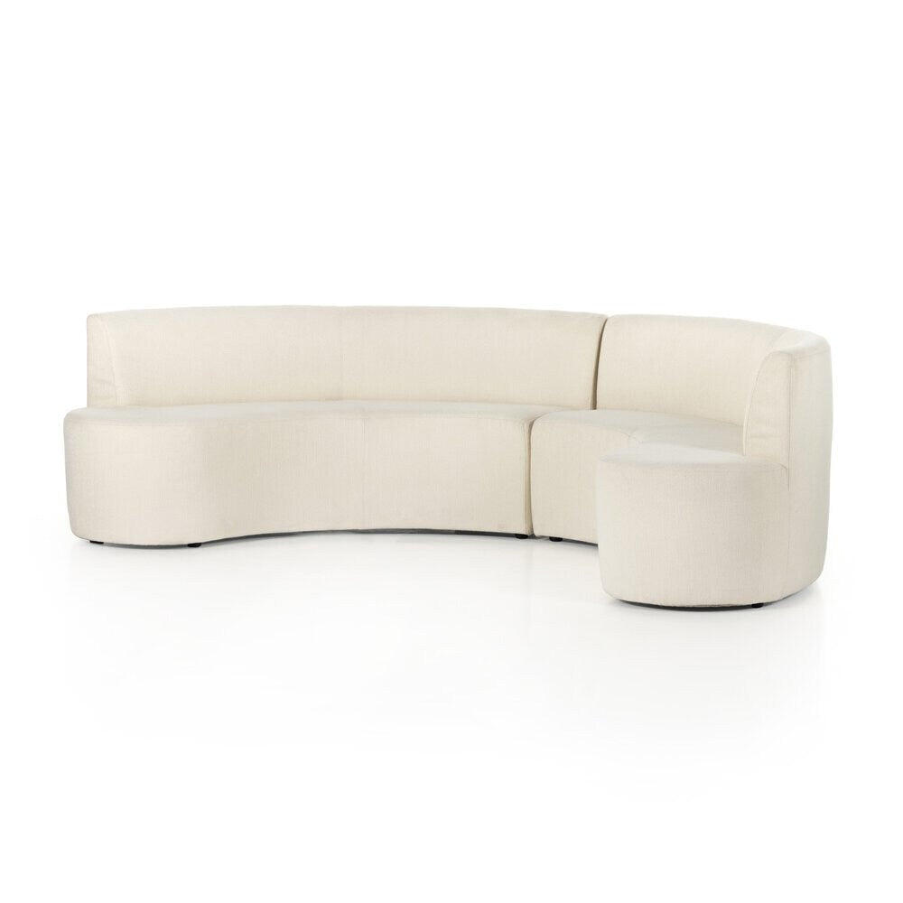 Four Hands - Norwood - Sanda Dining Banquette - Kerbey Ivory - 227153-003 veiw 1