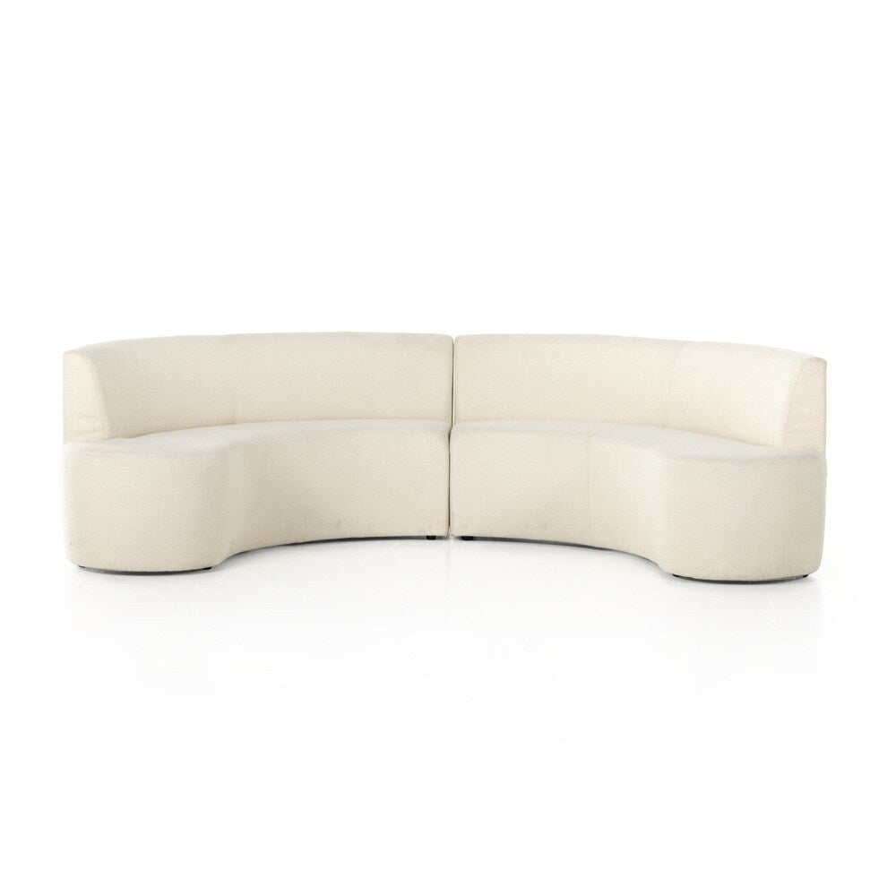 Four Hands - Norwood - Sanda Dining Banquette - Kerbey Ivory - 227153-003 veiw 2