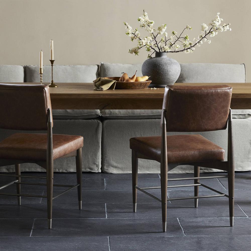 Four Hands - Parallel - Anton Dining Chair - Havana Brown - 108409-003 veiw 4