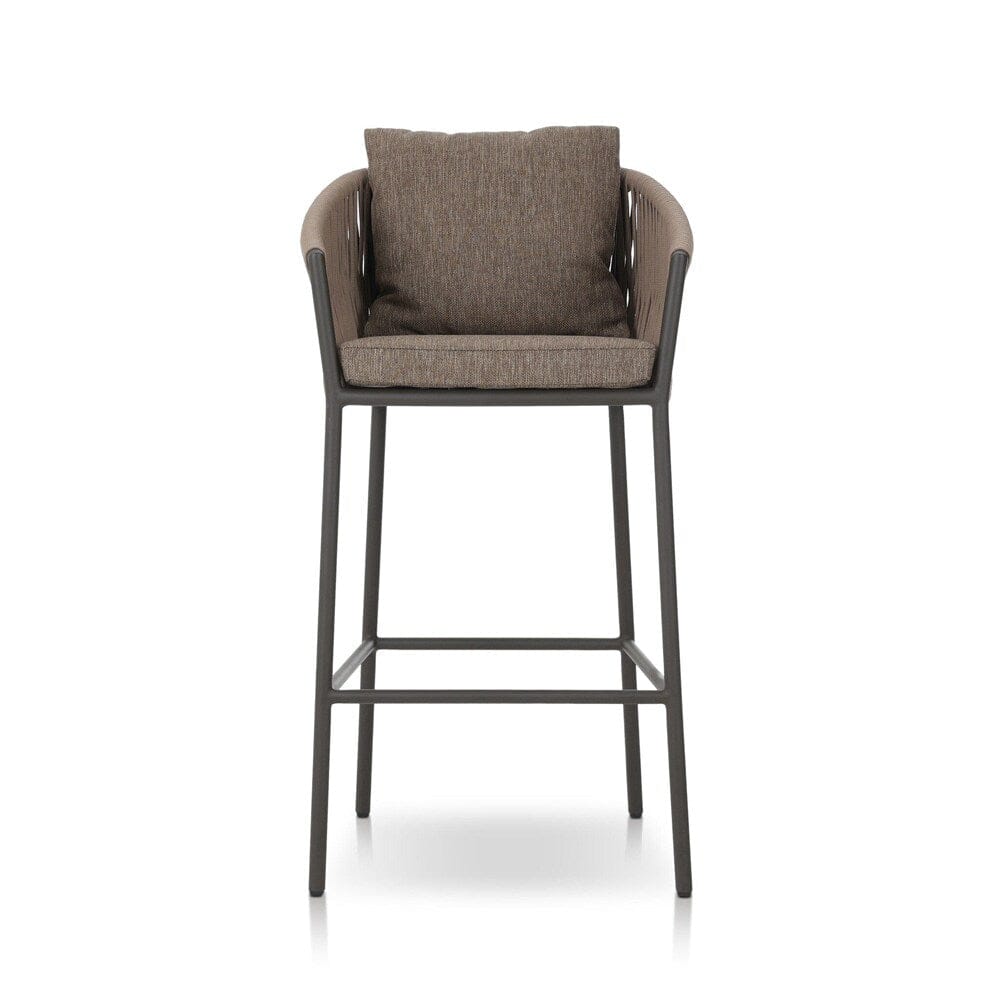 Four Hands - Solano - Porto Outdoor Bar Stool - Ellor Brown - 107039-005 veiw 2