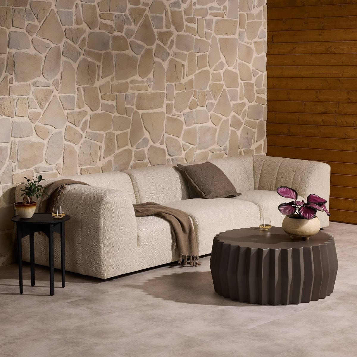 Four Hands - Solano - Gwen Outdoor 3-Piece Sectional Sofa - Faye Sand - 223215-002 view 7