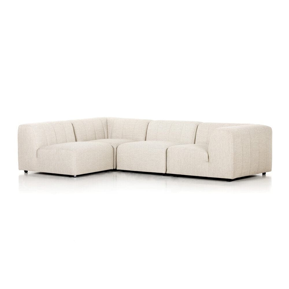 Four Hands - Solano - Gwen Outdoor 4-Piece Sectional - Faye Sand - 223218-002 view 1
