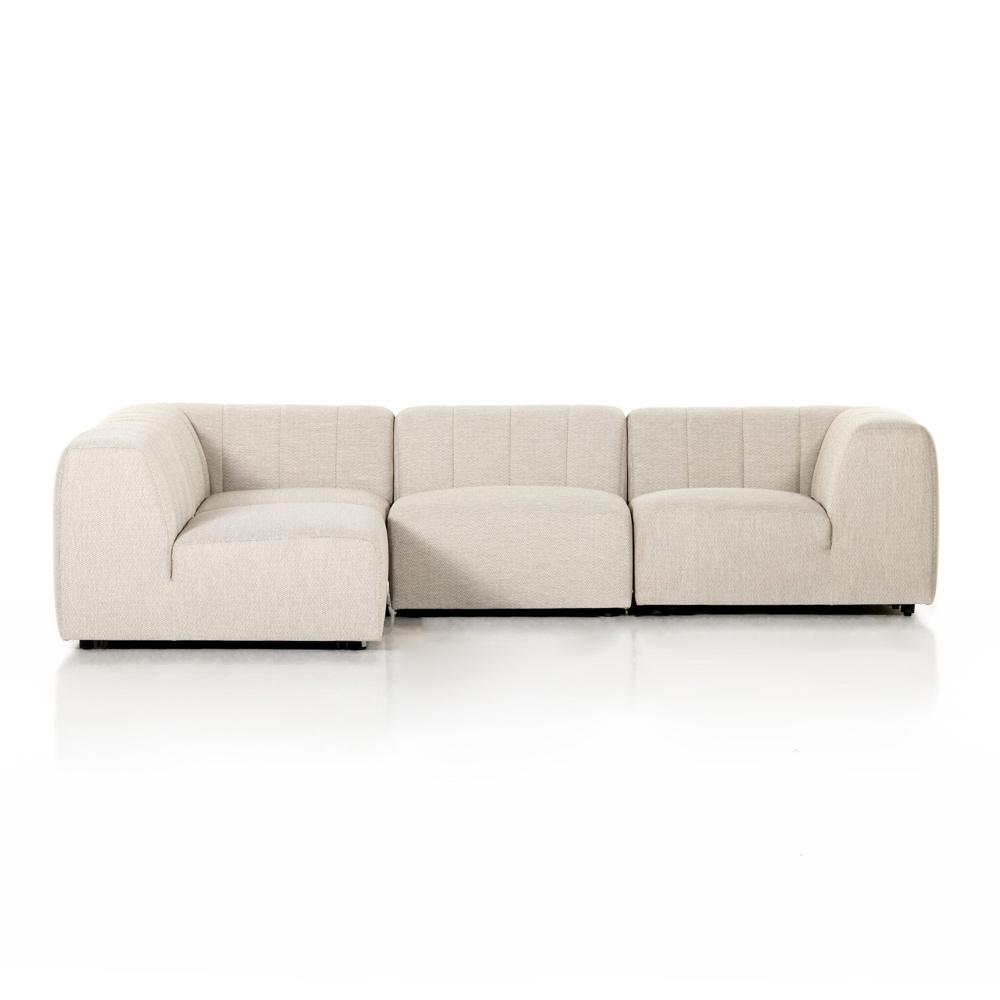 Four Hands - Solano - Gwen Outdoor 4-Piece Sectional - Faye Sand - 223218-002 view 2