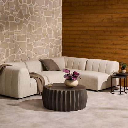 Four Hands - Solano - Gwen Outdoor 4-Piece Sectional - Faye Sand - 223218-002 view 7