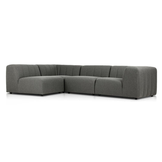 Four Hands - Solano - Gwen Outdoor 4-Piece Sectional - Hayes Charcoal - 223218-005 veiw 1