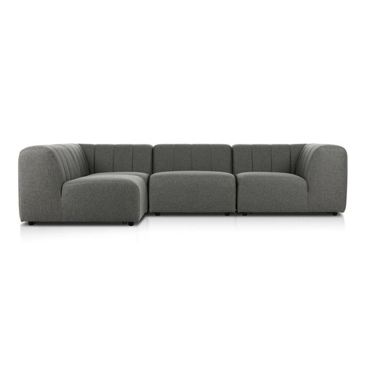 Four Hands - Solano - Gwen Outdoor 4-Piece Sectional - Hayes Charcoal - 223218-005 veiw 2