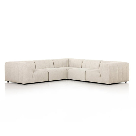 Four Hands - Solano - Gwen Outdoor 5-Piece Sectional - Faye Sand - 223219-002 veiw 1
