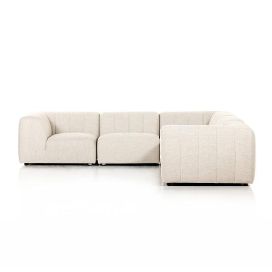 Four Hands - Solano - Gwen Outdoor 5-Piece Sectional - Faye Sand - 223219-002 veiw 2