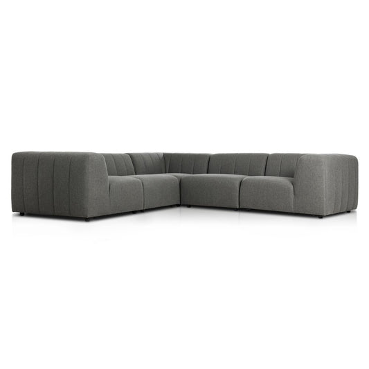 Four Hands - Solano - Gwen Outdoor 5-Piece Sectional - Hayes Charcoal - 223219-005 veiw 1