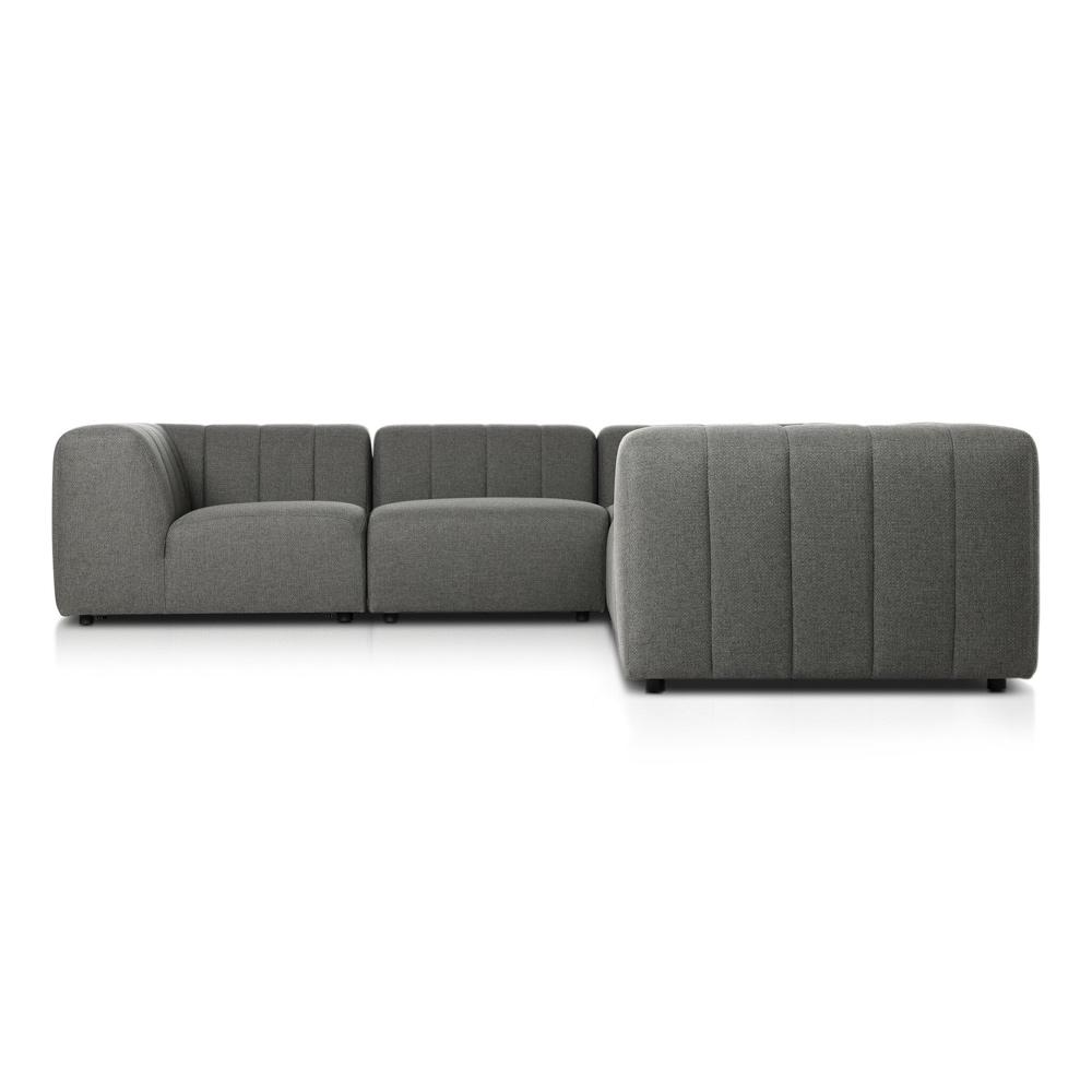 Four Hands - Solano - Gwen Outdoor 5-Piece Sectional - Hayes Charcoal - 223219-005 veiw 3