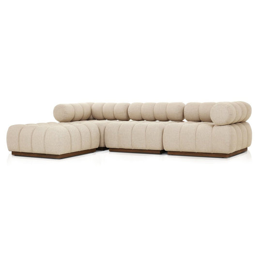 Four Hands - Solano - Roma Outdoor 3-Piece Sectional - Hayes Cream - 230026-008 veiw 1