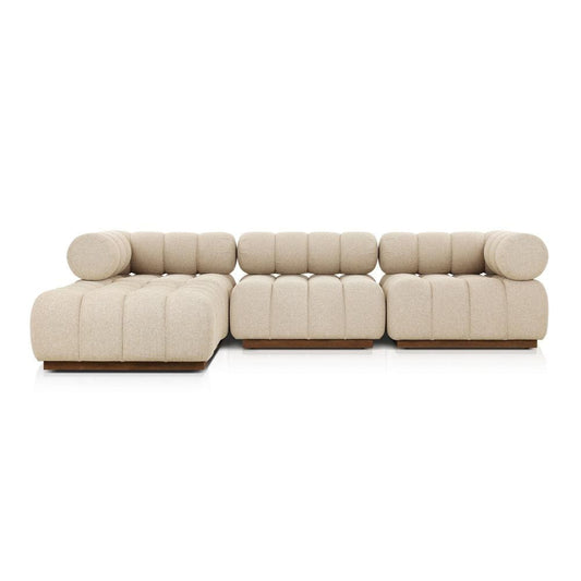 Four Hands - Solano - Roma Outdoor 3-Piece Sectional - Hayes Cream - 230026-008 veiw 2