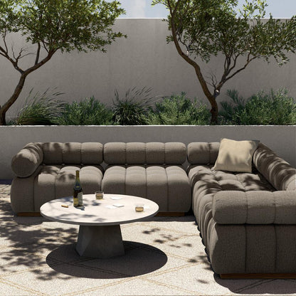 Four Hands - Solano - Roma Outdoor 5-Piece Sectional - Alessi Fawn - 230028-003 veiw 4