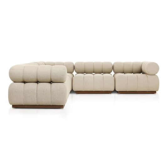 Four Hands - Solano - Roma Outdoor 5-Piece Sectional - Hayes Cream - 230028-006 veiw 2