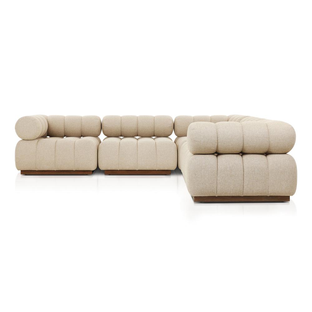 Four Hands - Solano - Roma Outdoor 5-Piece Sectional - Hayes Cream - 230028-006 veiw 3