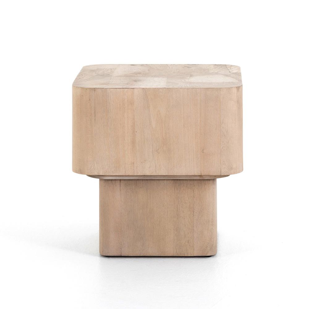 Four Hands - Wesson - Blanco End Table - Bleached Burl - 224809-001 veiw 3