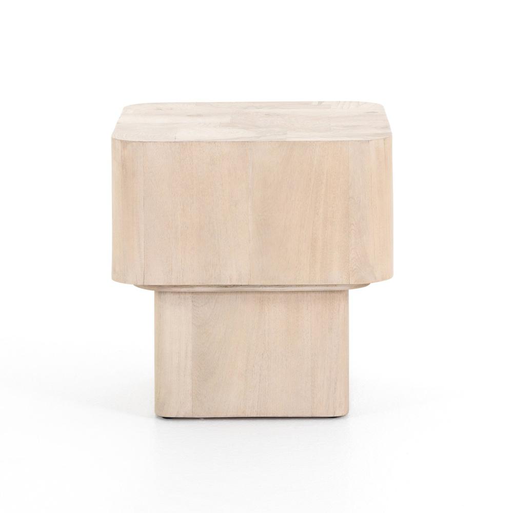 Four Hands - Wesson - Blanco End Table - Bleached Burl - 224809-001 veiw 5
