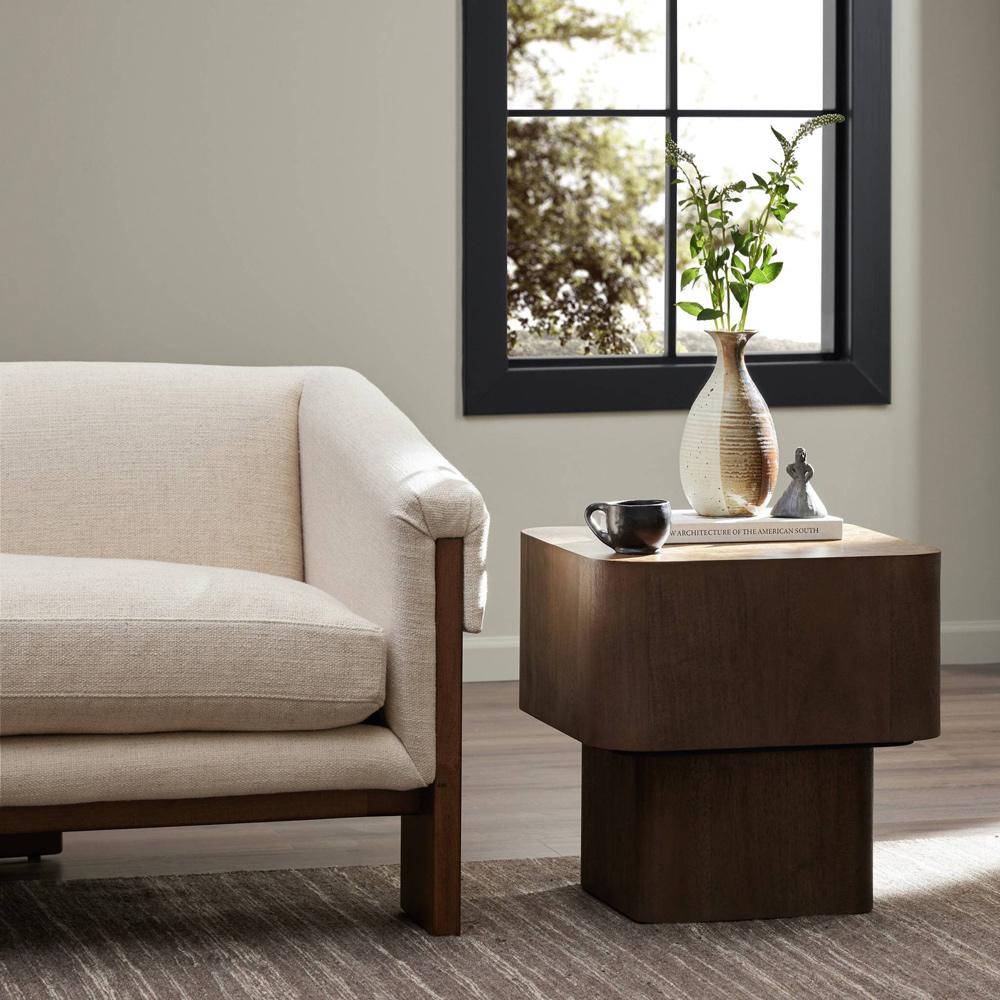 Four Hands - Wesson - Blanco End Table - Warm Umber Burl - 224809-003 veiw 3