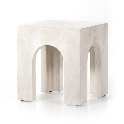 Four Hands - Wesson - Fausto End Table - Bleached Guanacaste - 226687-001 veiw 1