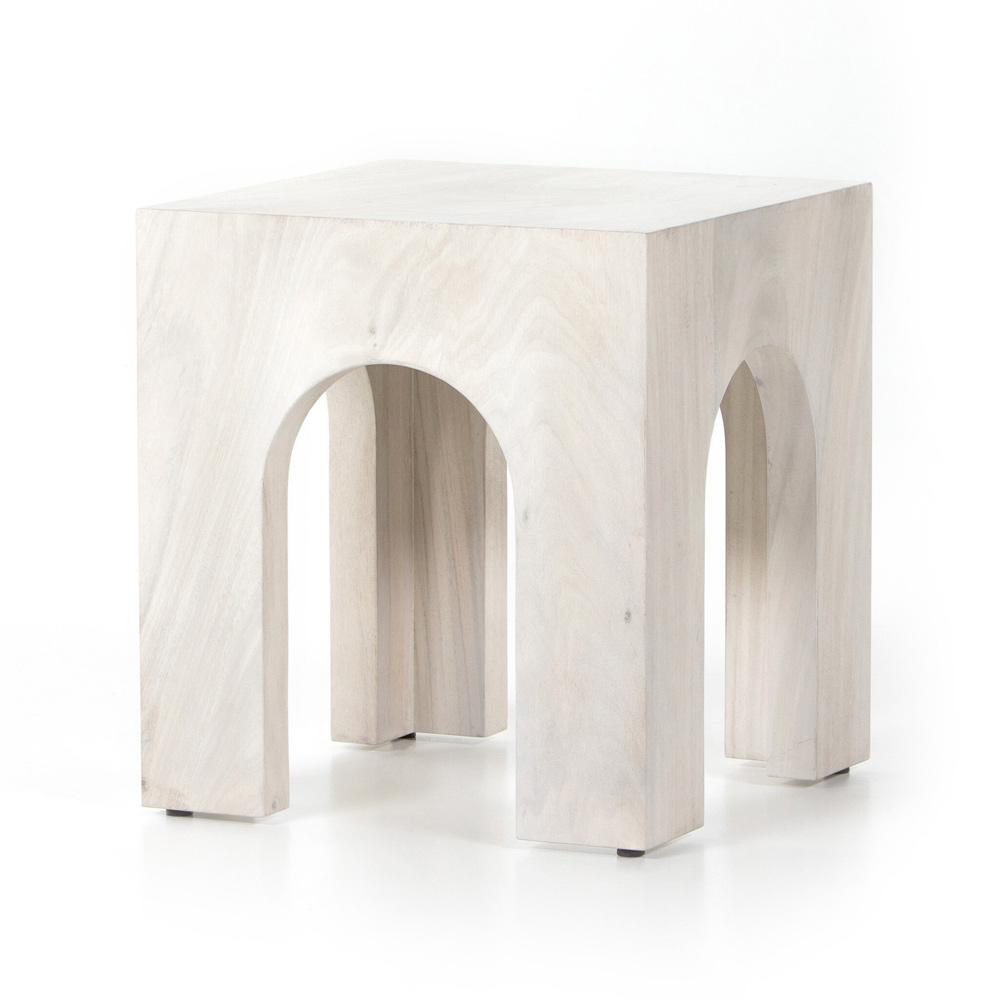 Four Hands - Wesson - Fausto End Table - Bleached Guanacaste - 226687-001 veiw 2