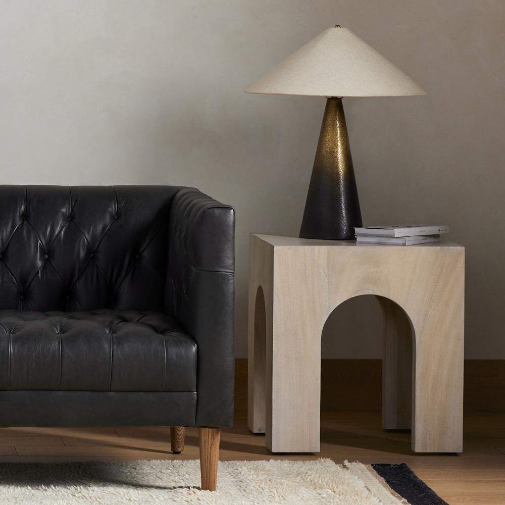 Four Hands - Wesson - Fausto End Table - Bleached Guanacaste - 226687-001 veiw 3