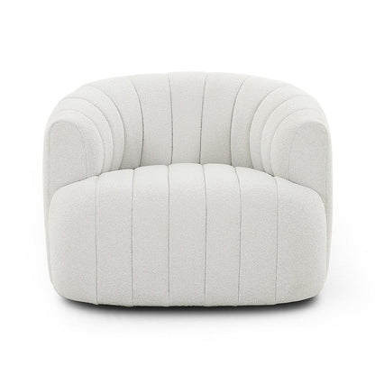 Four Hands - Grayson - Elliana Swivel Chair - FIQA Boucle Natural - 235243-003 veiw 2