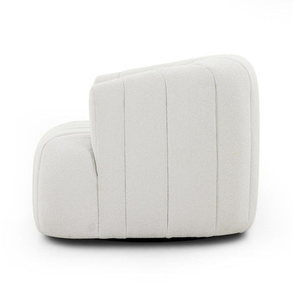 Four Hands - Grayson - Elliana Swivel Chair - FIQA Boucle Natural - 235243-003 veiw 3