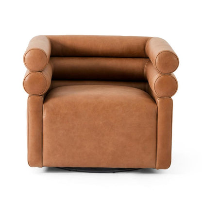 Four Hands - Grayson - Evie Swivel Chair - Palermo Cognac - 225262-002 veiw 2