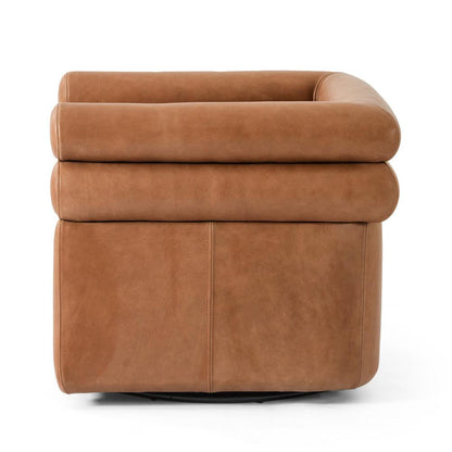 Four Hands - Grayson - Evie Swivel Chair - Palermo Cognac - 225262-002 veiw 3