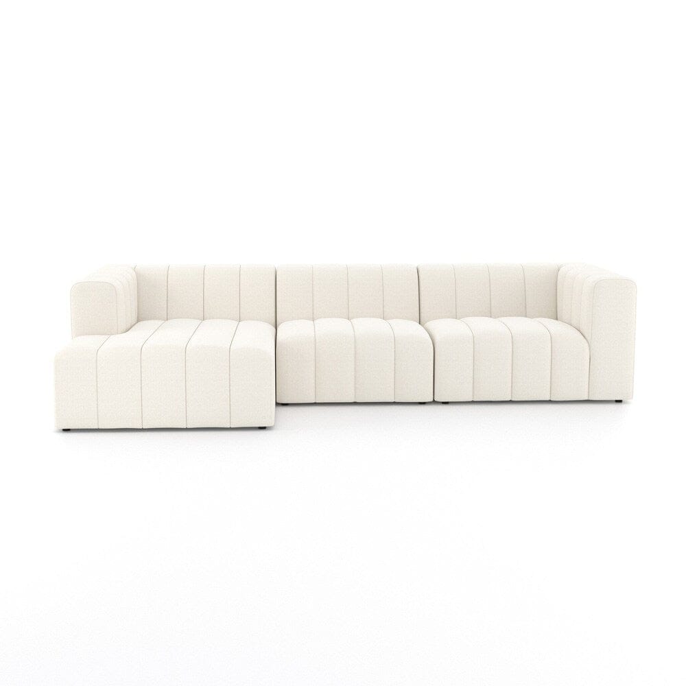 Four Hands - Grayson - Langham Channeled 3-Piece Sectional - Fayette Cloud - 105759-006 veiw 2