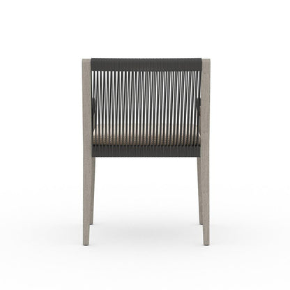 Four Hands - Solano - Sherwood Outdoor Dining Armchair, Weathered Grey - Faye Sand - 223831-010 veiw 5