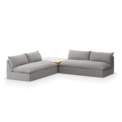 Four Hands - Solano - Grant Outdoor 2-Piece Sectional W/ Coffee Table - Faye Ash - 235710-003 veiw 1