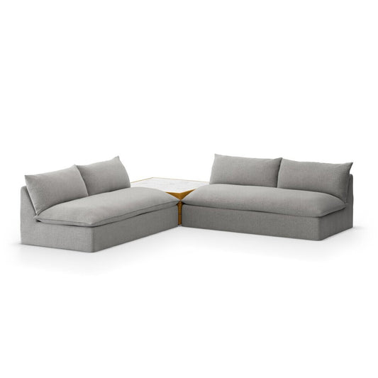 Four Hands - Solano - Grant Outdoor 2-Piece Sectional W/ Coffee Table - Faye Ash - 235710-003 veiw 1